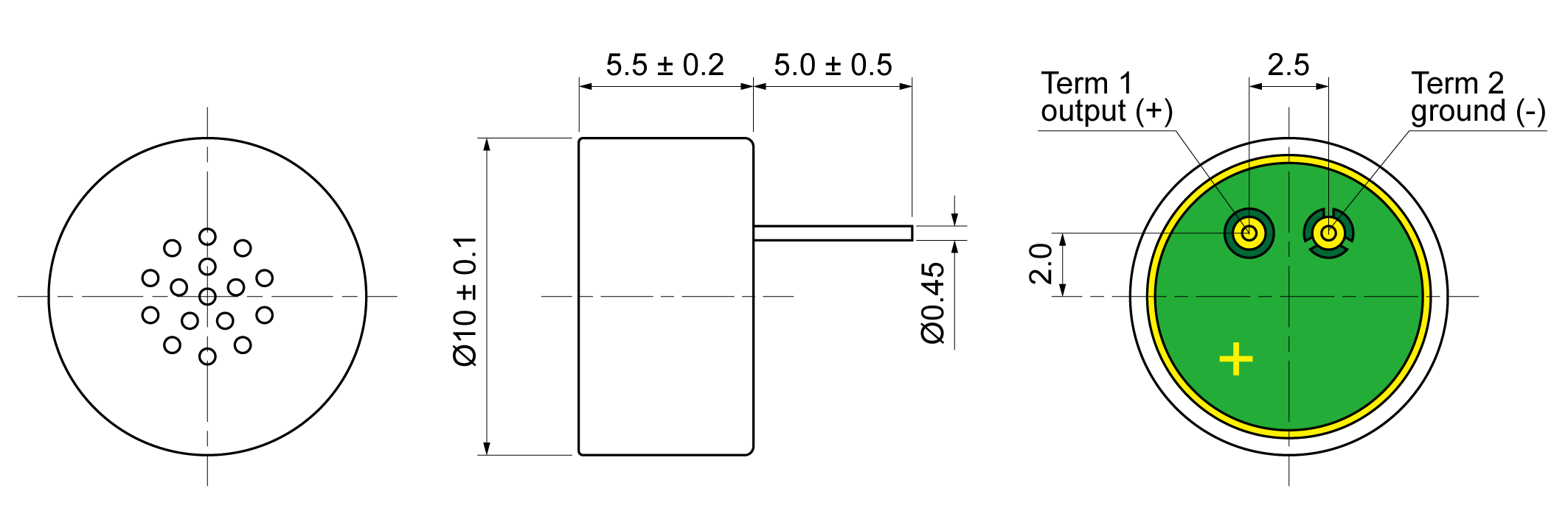 CMO1055-3030-423P-1033 Mechanical Drawing